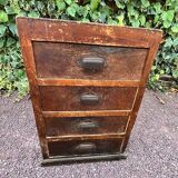 Cabinet - 4 drawer trade furniture with shell handles