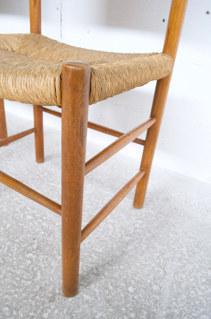 4 chairs Dordogne 60's Robert Sentou