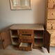 Commode plateau marbre beige  style art deco