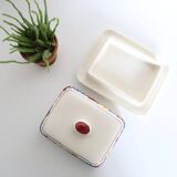 Ceramic butter dish, vintage