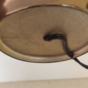 Lampe de chevet  en bronze - bougeoir  à main