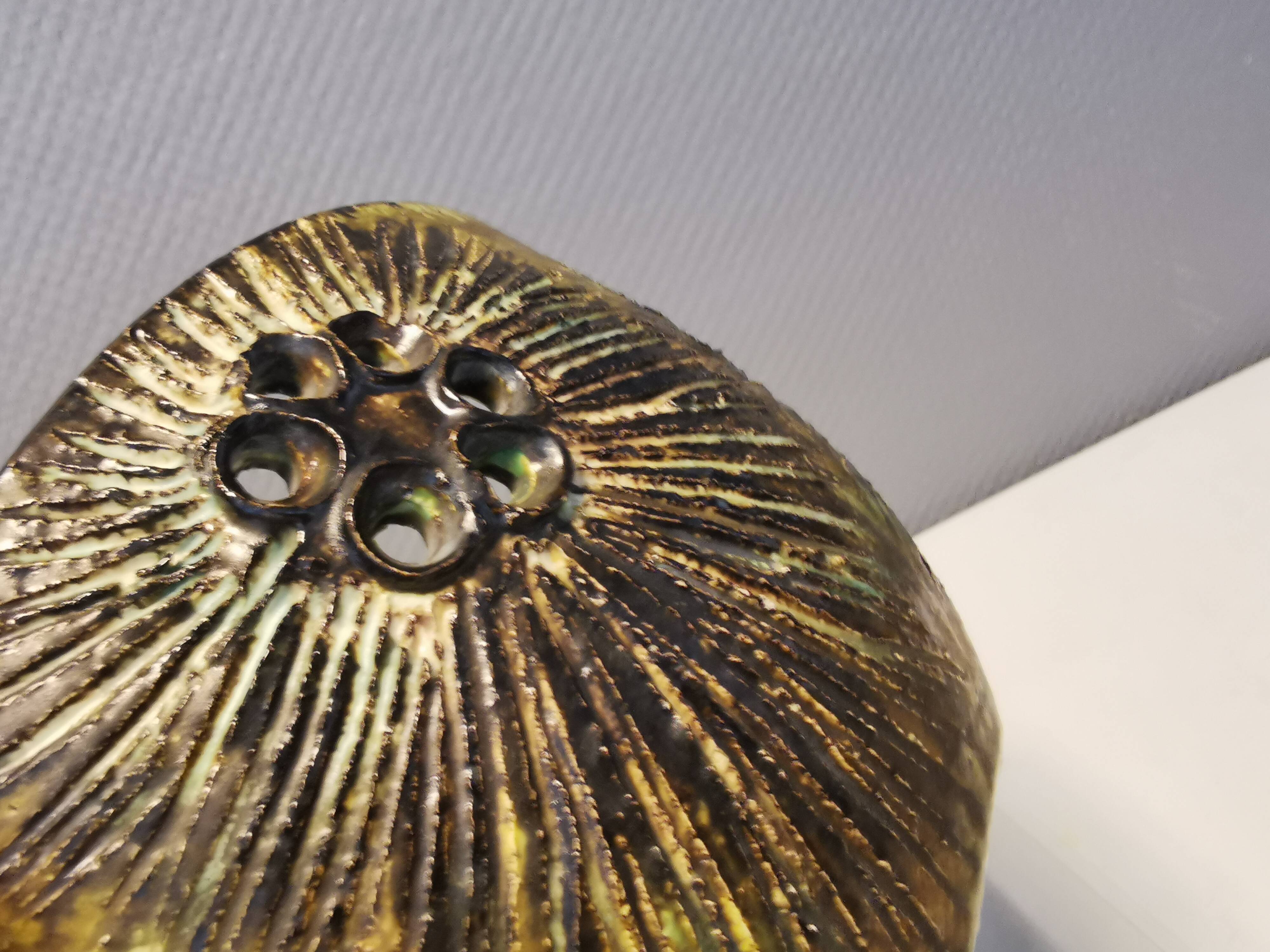 Bol en céramique, conçu par Jette Hellerøe pour son propre atelier de céramique, Danemark années 1980.