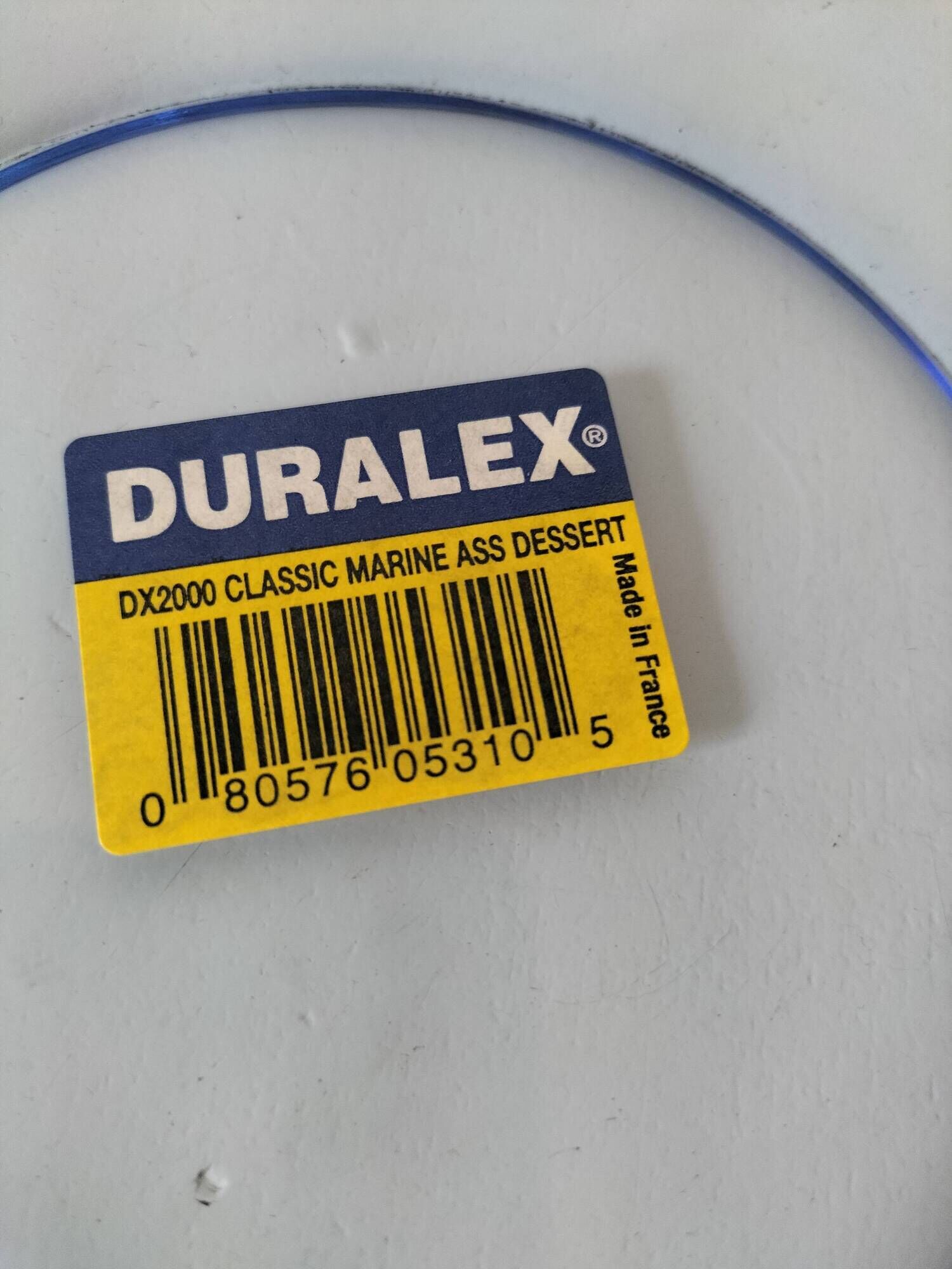 6 Duralex dessert plates – new with tags