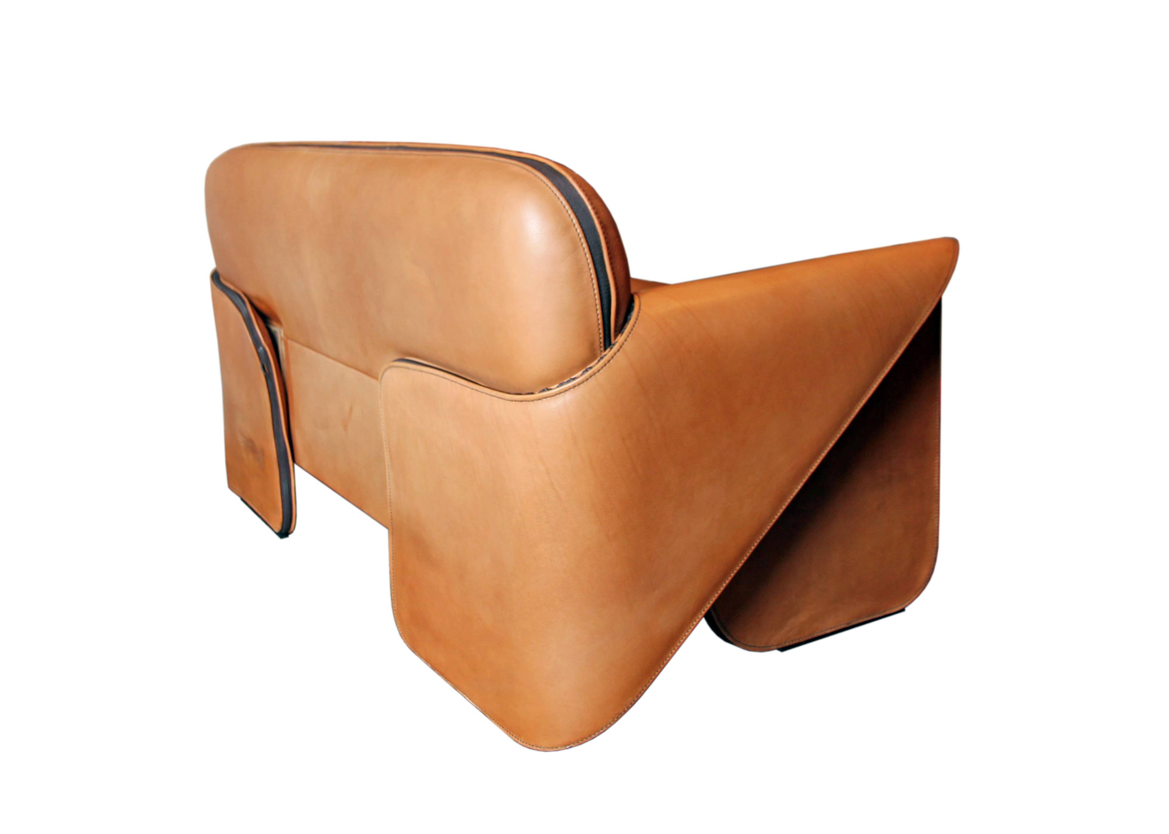 Canapé vintage DS-125 par Gerd Lange pour De Sede, 1978