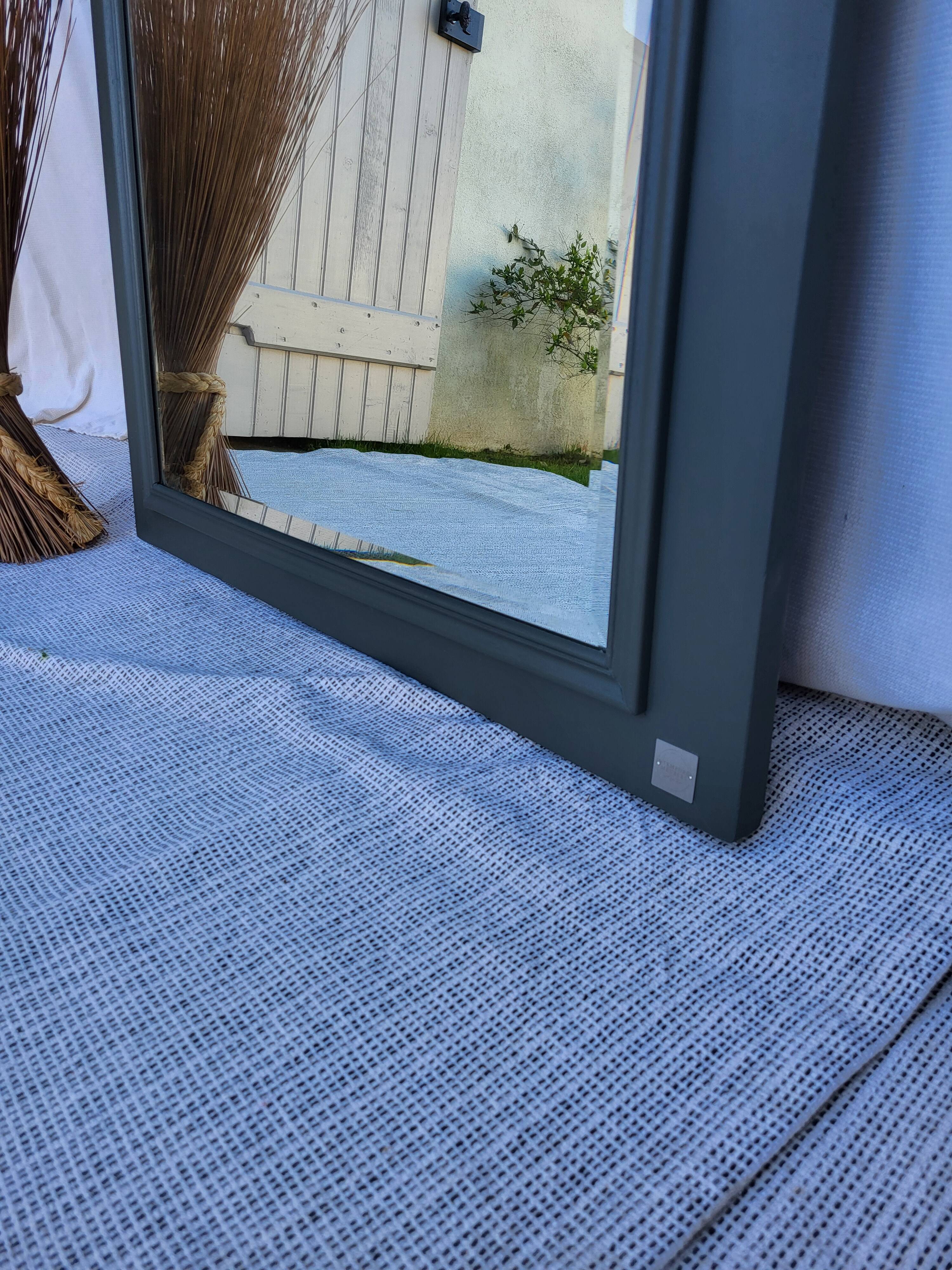 Antique beveled mirror
