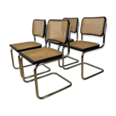 Set de 4 chaises Cesca B32 par Marcel Breuer