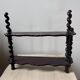 Small NAPOLEON III wooden wall shelf turns