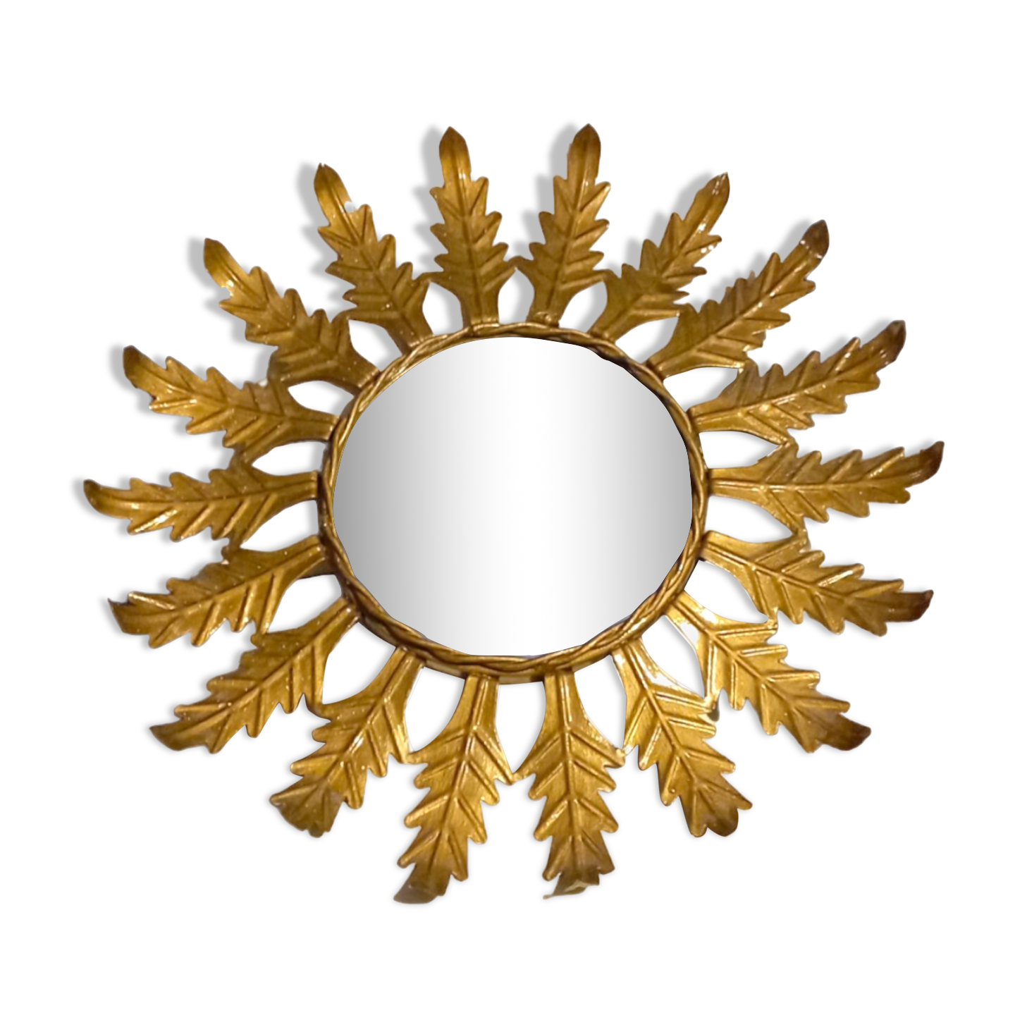 Miroir mural soleil. Miroir espagnol, Sunburst espagnol