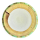 Alcea hand-painted ceramic dessert plate
