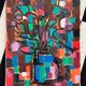 Colorful oil painting by Fermigier