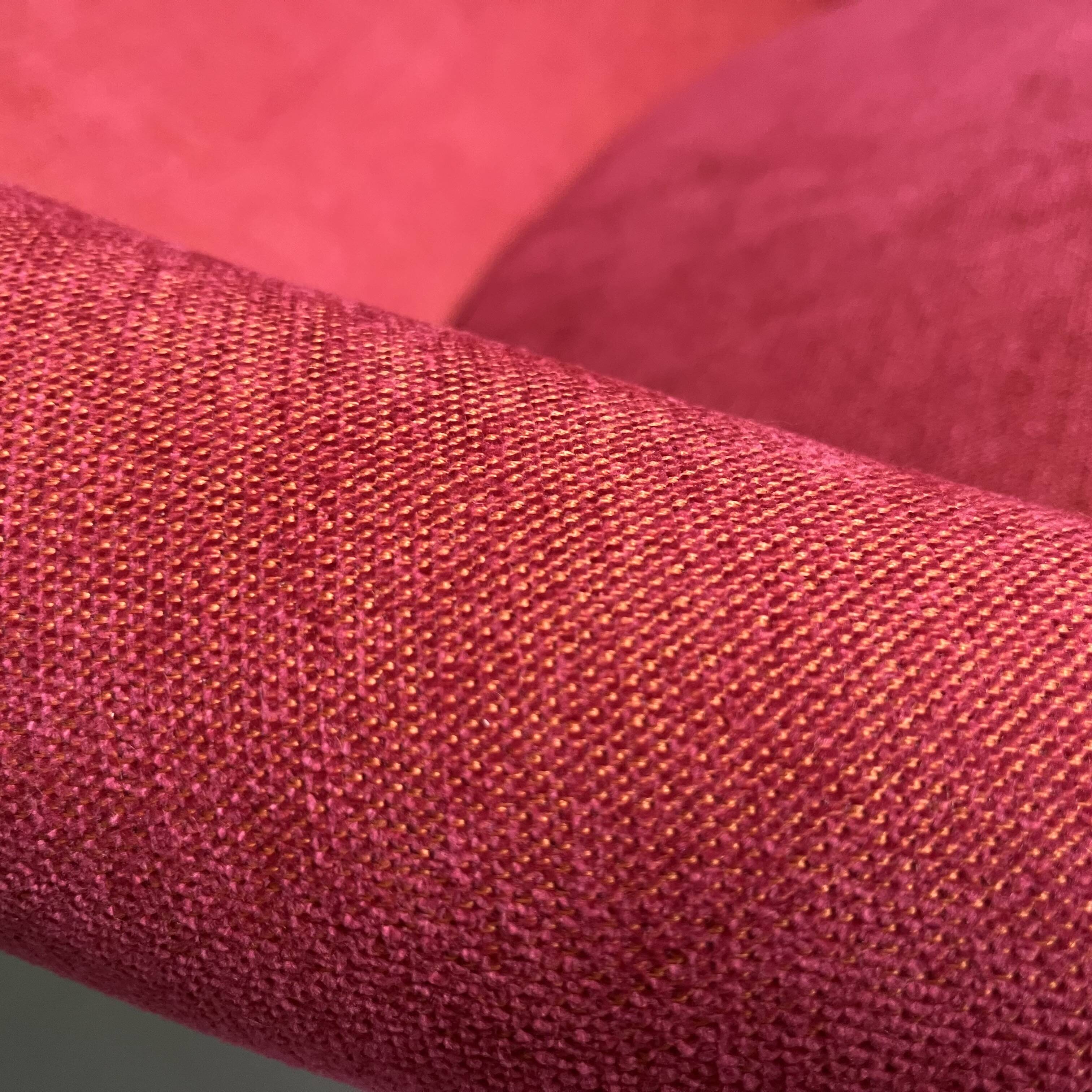 Hot Pink Post Modern Chair with Metal Legs, Vintage Space Age Armchair