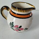 Henriot Quimper pitcher with handle
