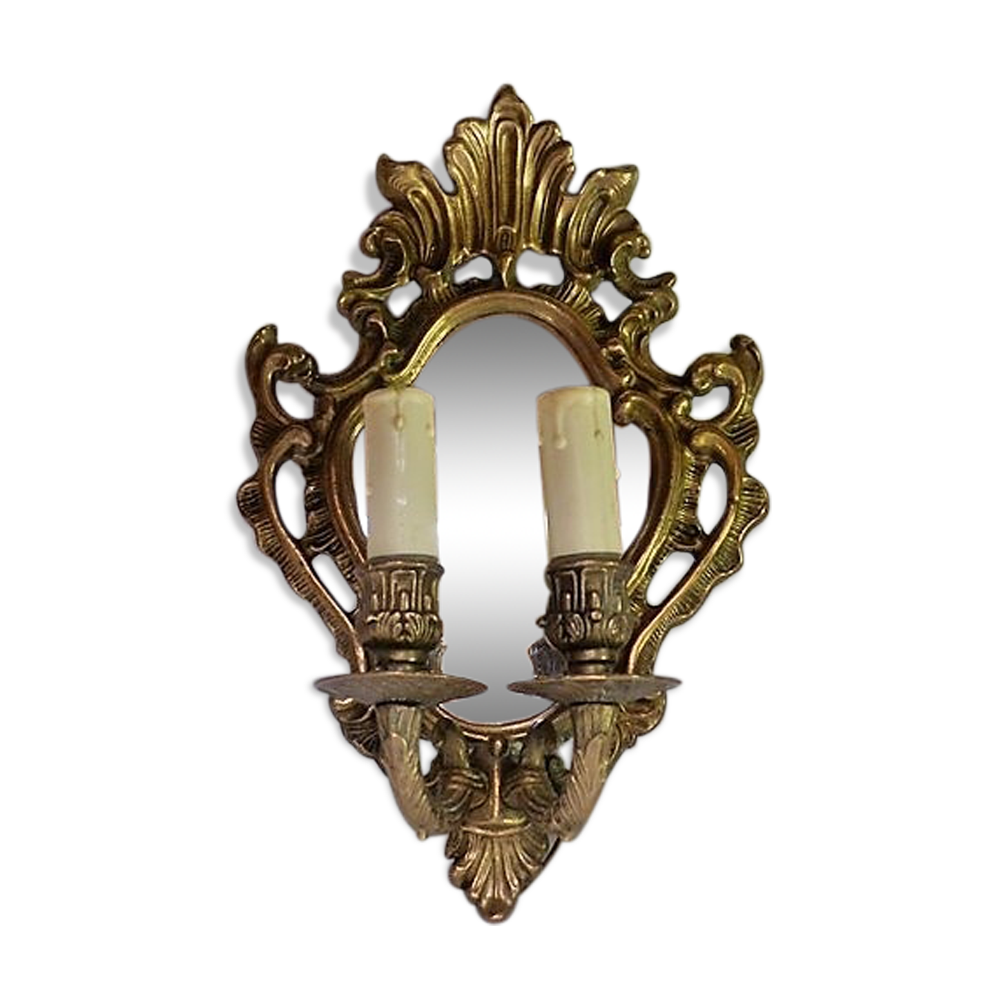 Applique miroir en bronze