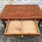 Farm table with drawer