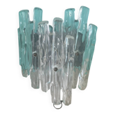 Brutalist style lucite wall light by Kalmar