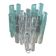Brutalist style lucite wall light by Kalmar