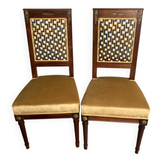 Paire de chaises