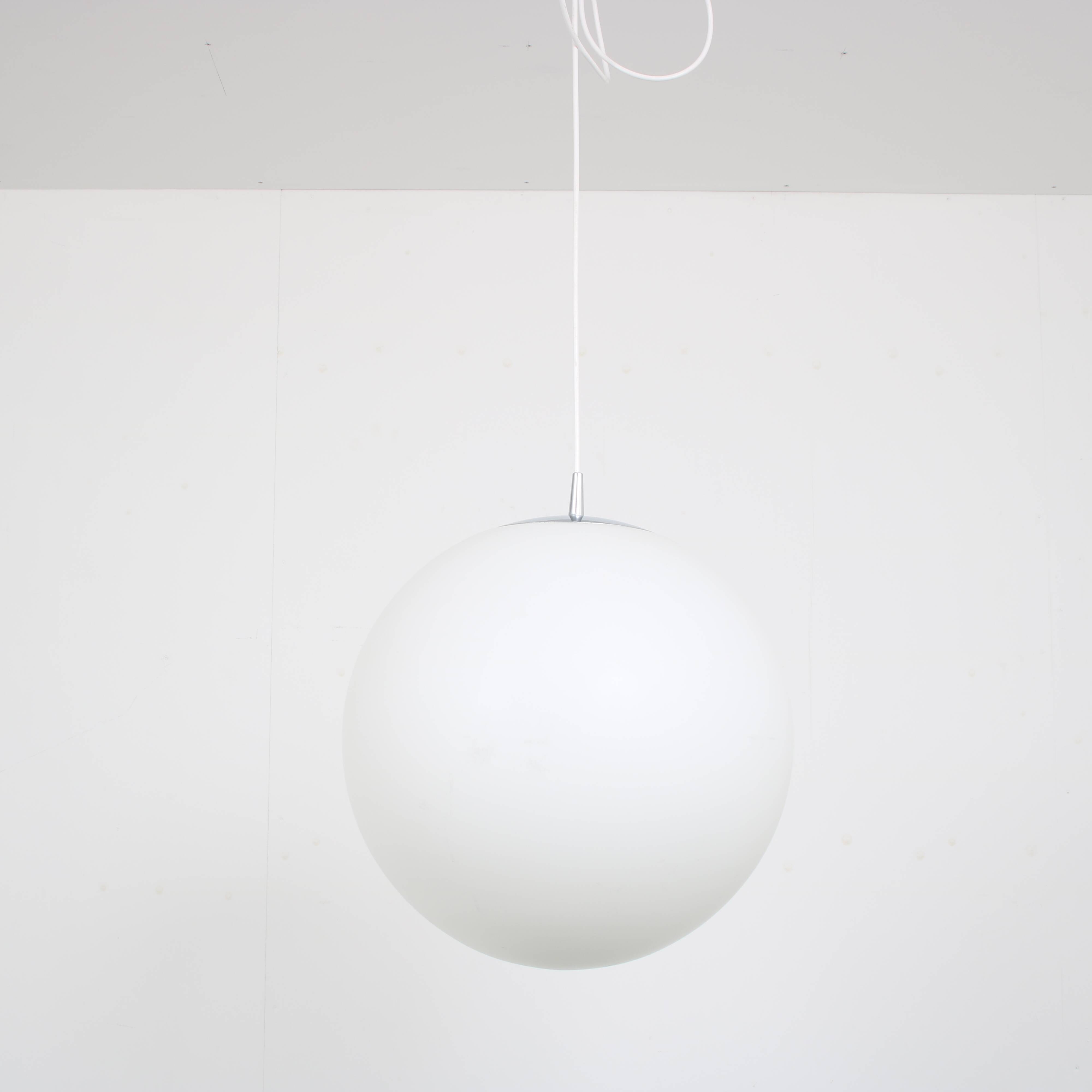 1960s Large round hanging lamp by Peill & Putzler, Germany