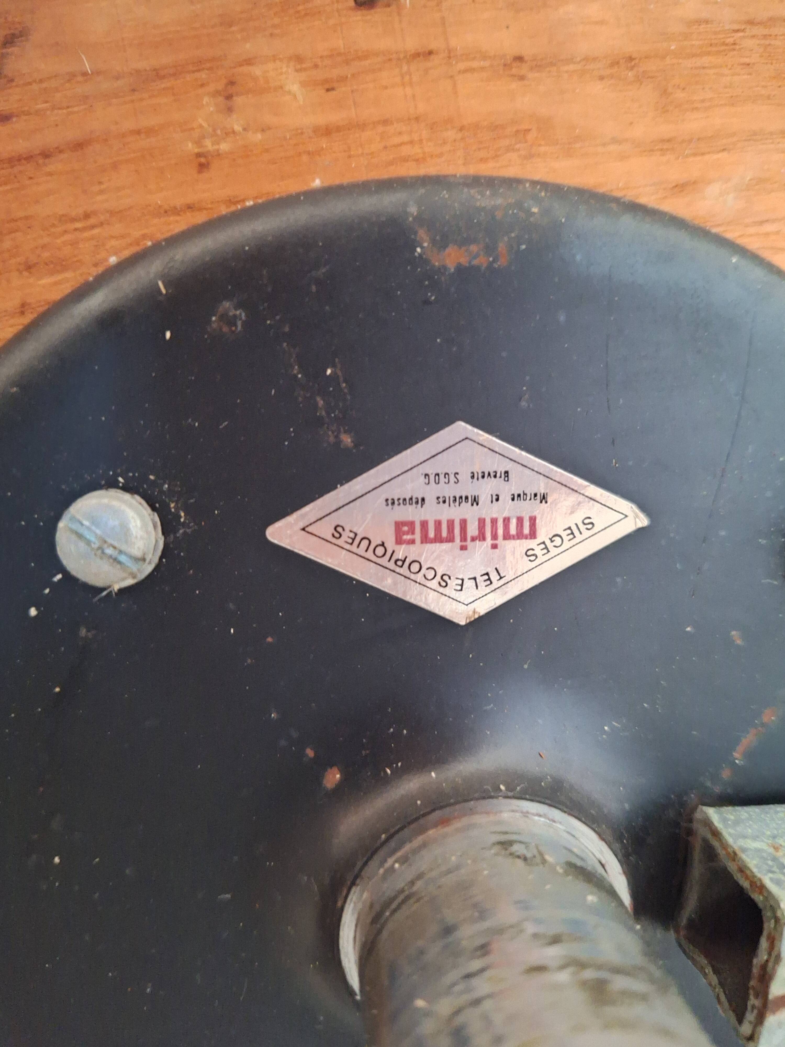 Vintage adjustable high stool Mirima — 1960s/70s