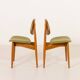 Arne Hovmand Olsen style Scandinavian mid century chairs, set of 4, 1970s