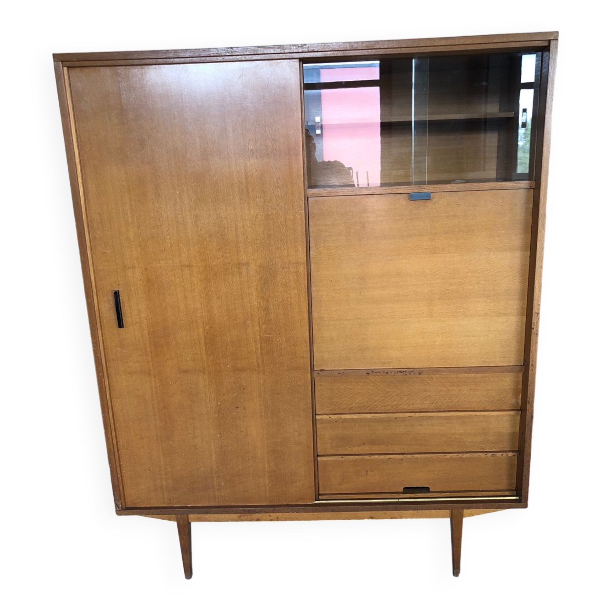 Vintage teak secretary from the 60s