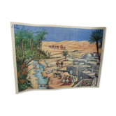 School poster editions nightingale N° 43 and 44 the rice field and the oasis