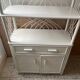 Rattan bookshelf shelf