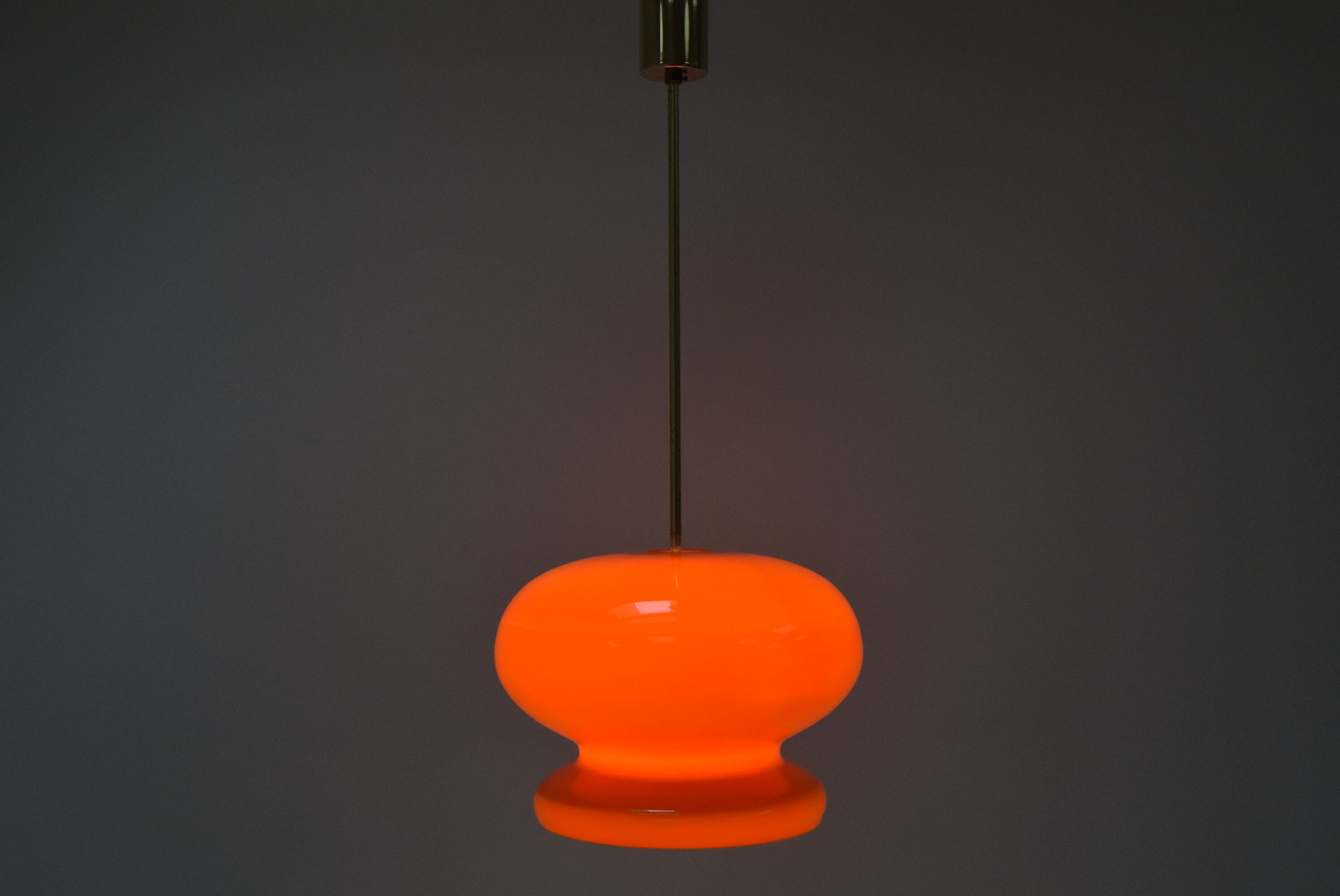 Mid-century glass pendant, 1960