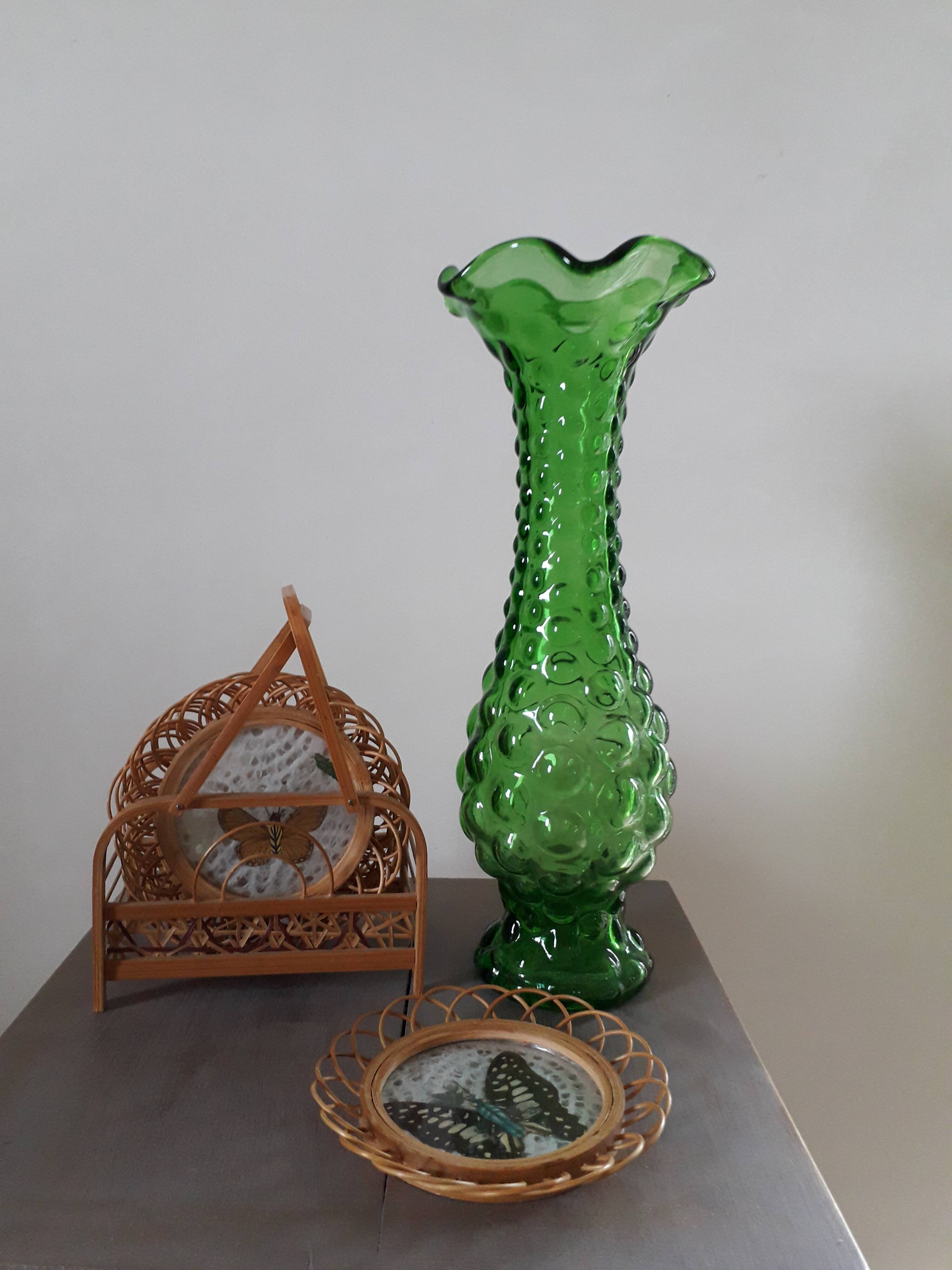 Empoli glass vase