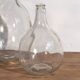 Antique glass demijohns (c.1920). Set of 2 pieces