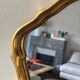 Vintage gold mirror