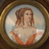 Miniature Napoleon III: portrait of a woman