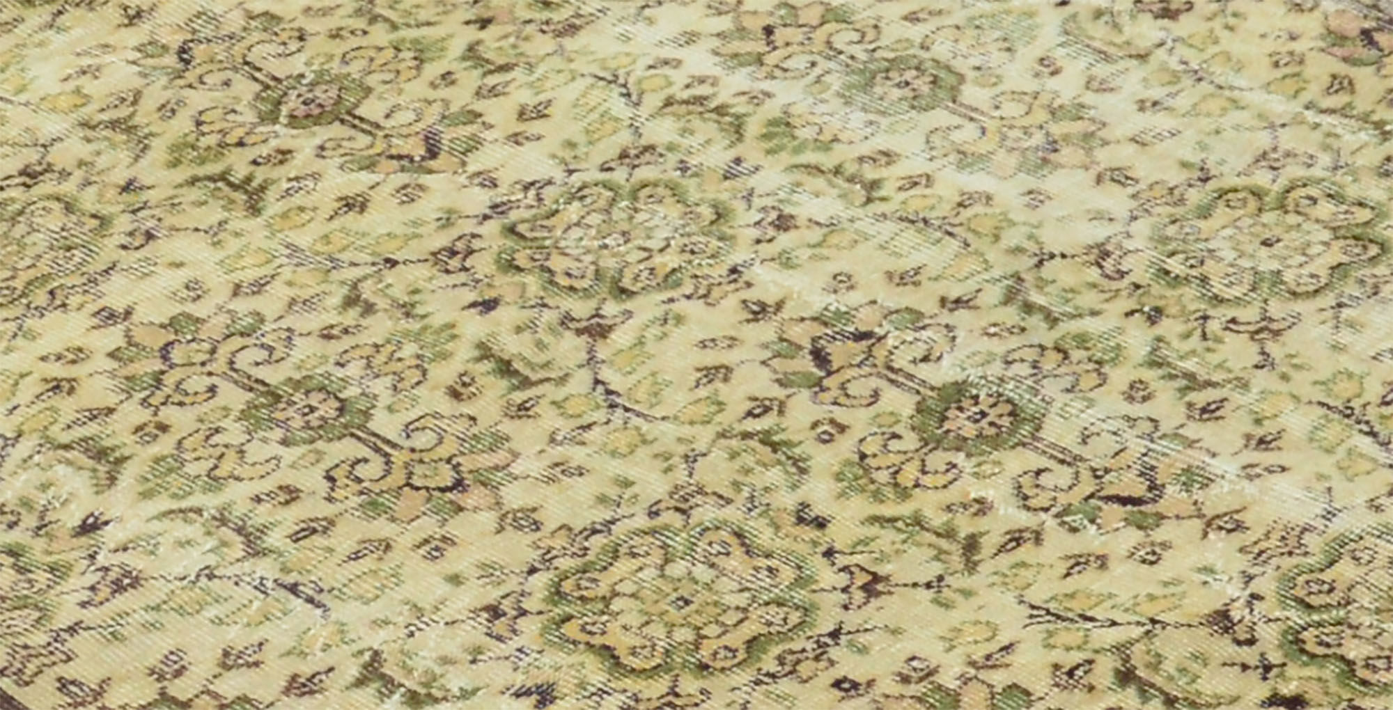 Anatolian handmade vintage rug 254 cm x 170 cm