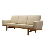 Canapé en chêne, design danois, années 1960, designer : Hans J. Wegner