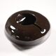 Model 411 Ashtray in Brown Glazed Ceramic from Sicart