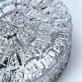 Vintage Brutalist Glass Sconce