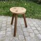 Brutalist tripod farm stool 1950