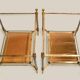 Pair of side tables attributed to Maison Jansen, circa 1950–1960.