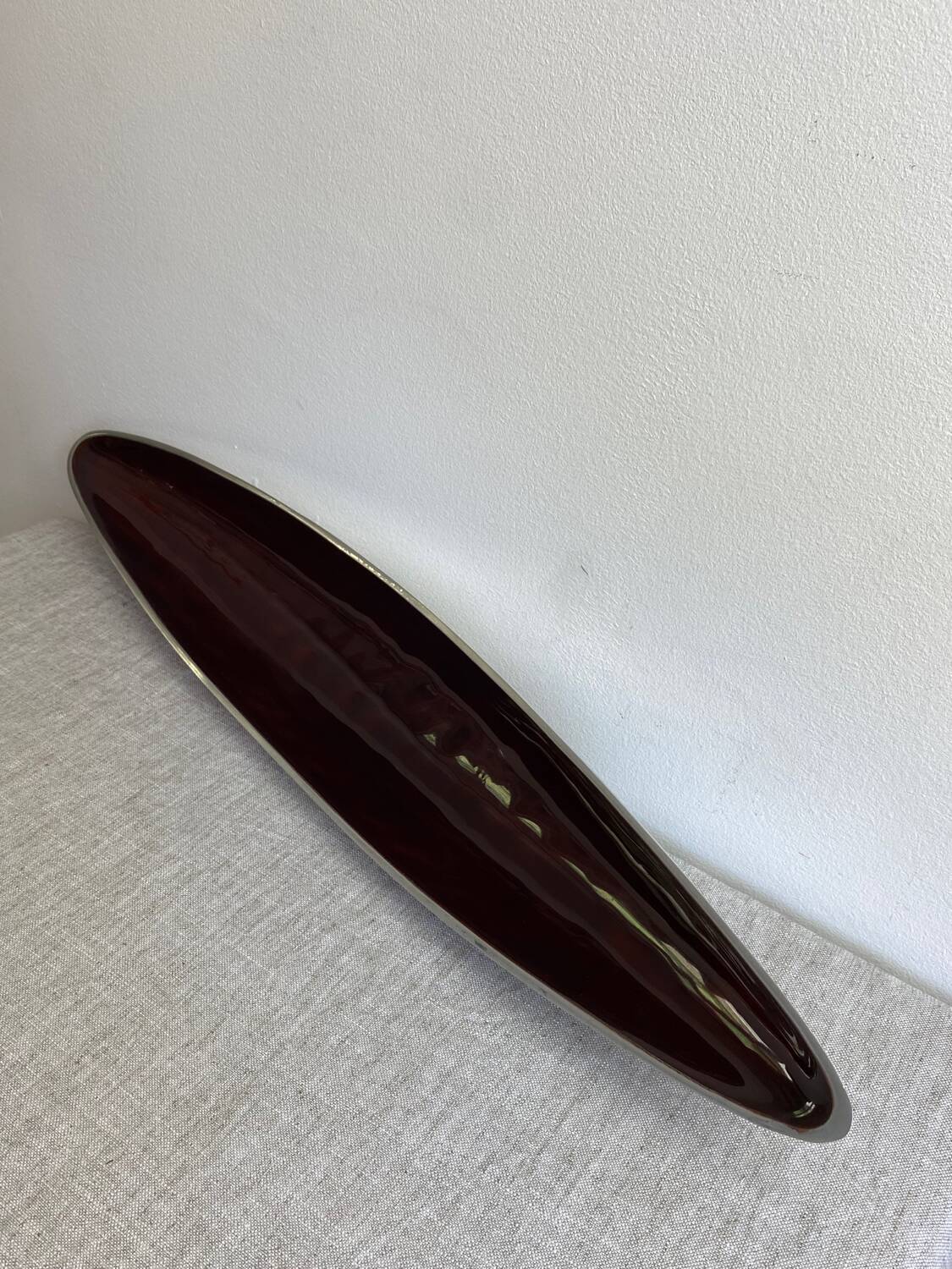 Large enamelled aluminium shuttle cup