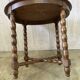 Antique pedestal table