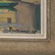 Maison et barque huile sur toile