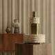 Lamp base in travertine