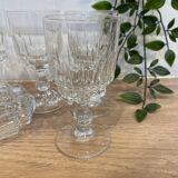 Set of 6 Luminarc Lance white wine glasses
