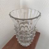 Molded glass vase "thorns"