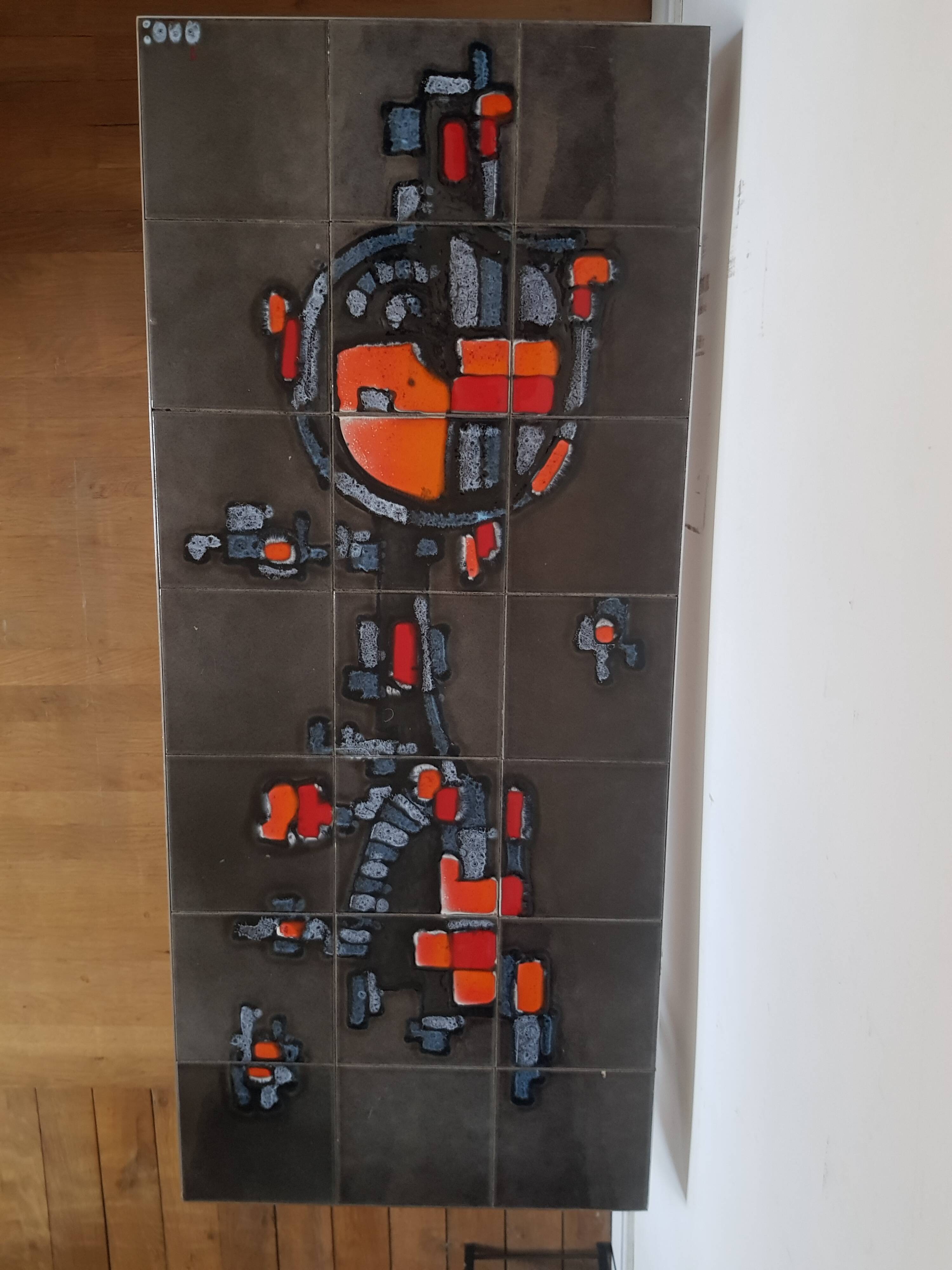 Ceramic coffee table by Adri