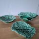 Vintage Sarreguemines slipware dishes