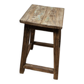 Burmese teak workshop stool