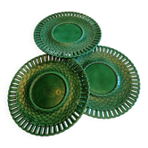 3 German porcelain plates from Schramberg, early 20th century.