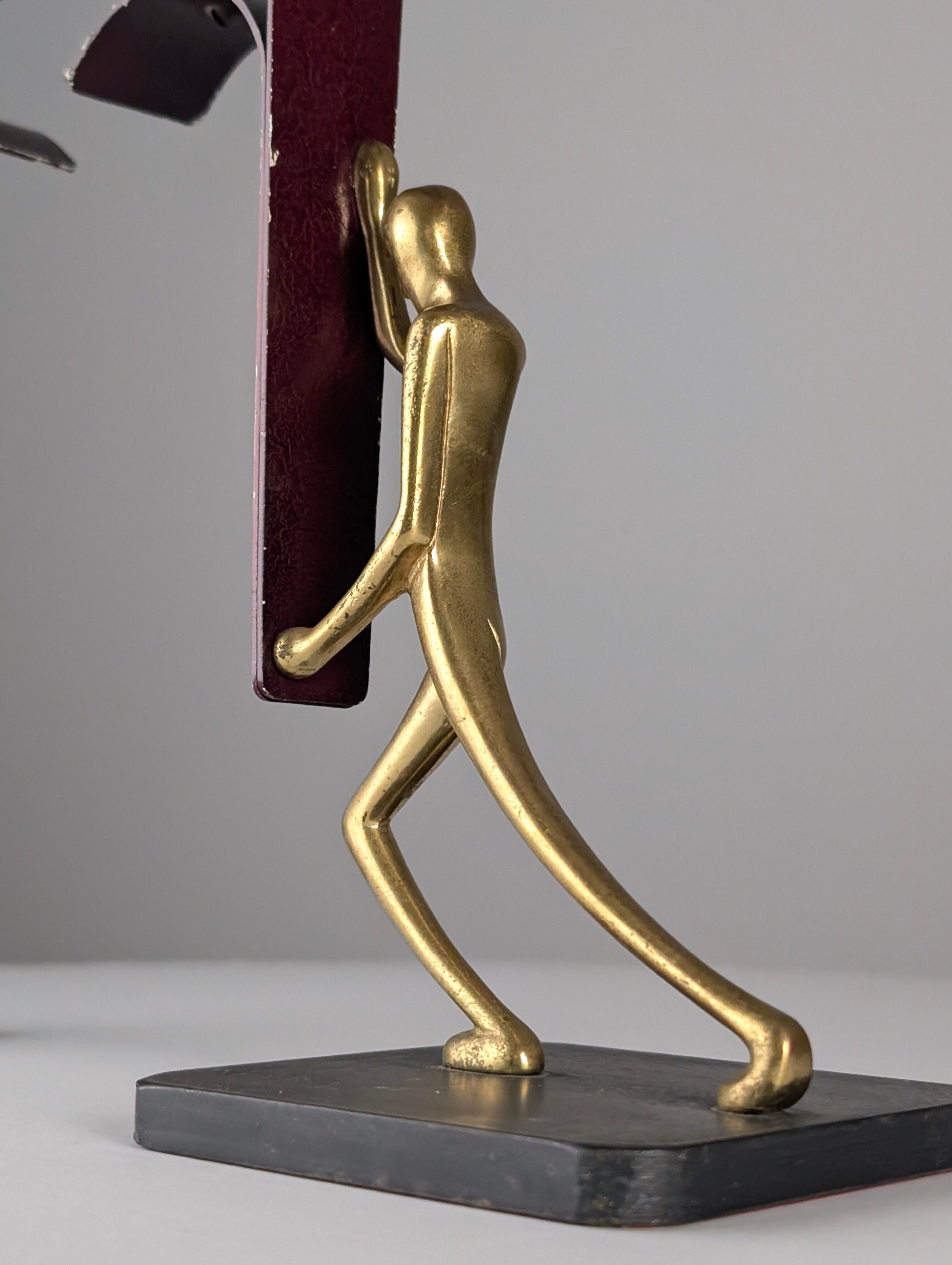 Art Deco Bronze Candelabra Pair by Karl Hagenauer, 1930s