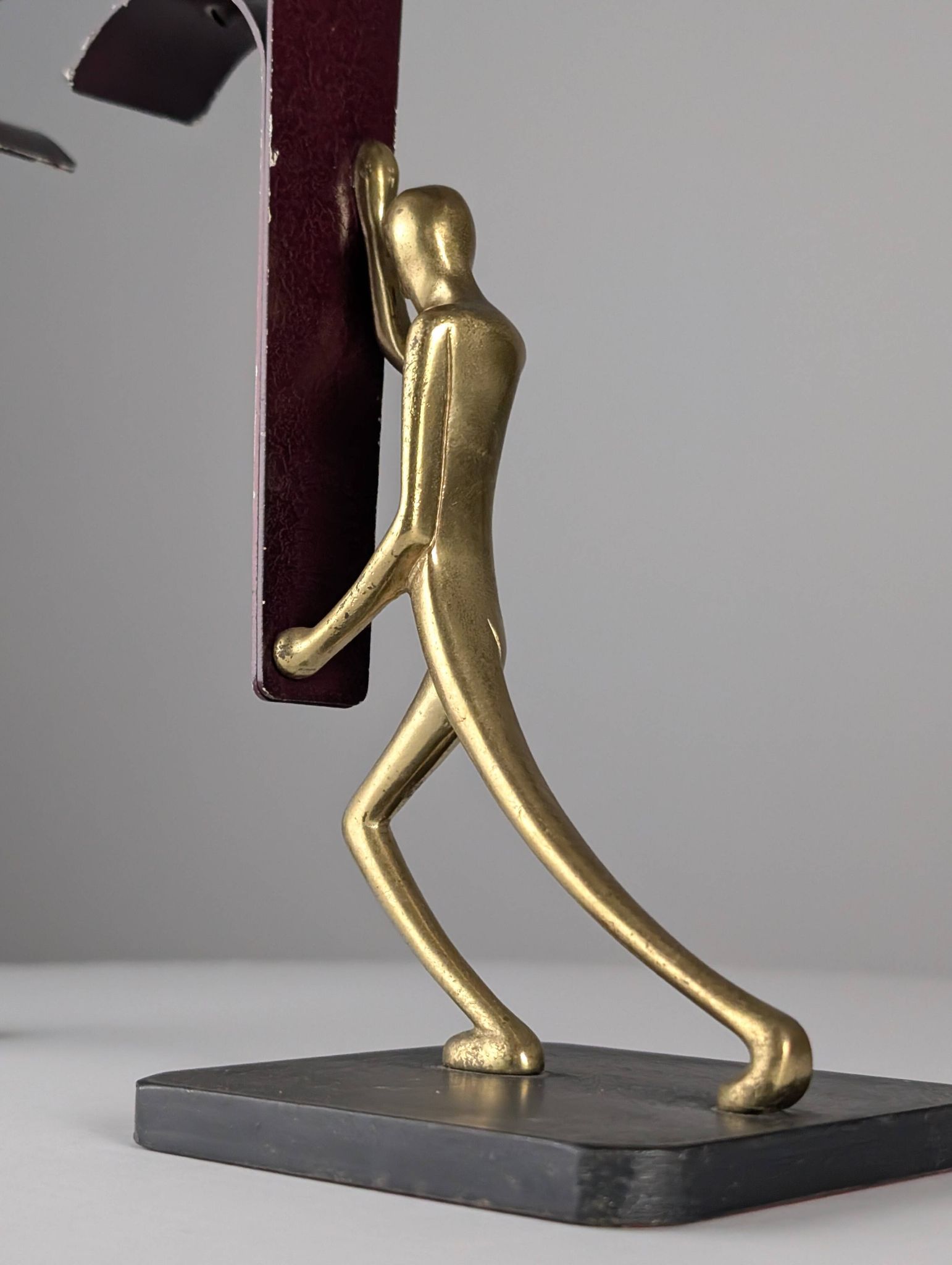 Art Deco Bronze Candelabra Pair by Karl Hagenauer, 1930s